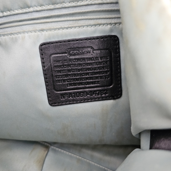 Coach Kristen black leather slouchy hobo shoulder bag - Picture 6 of 8